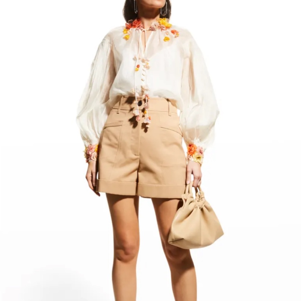 NWT Zimmermann Postcard Raglan Sleeve Blouse Size M
